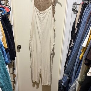 Cream Jumpsuit for Women